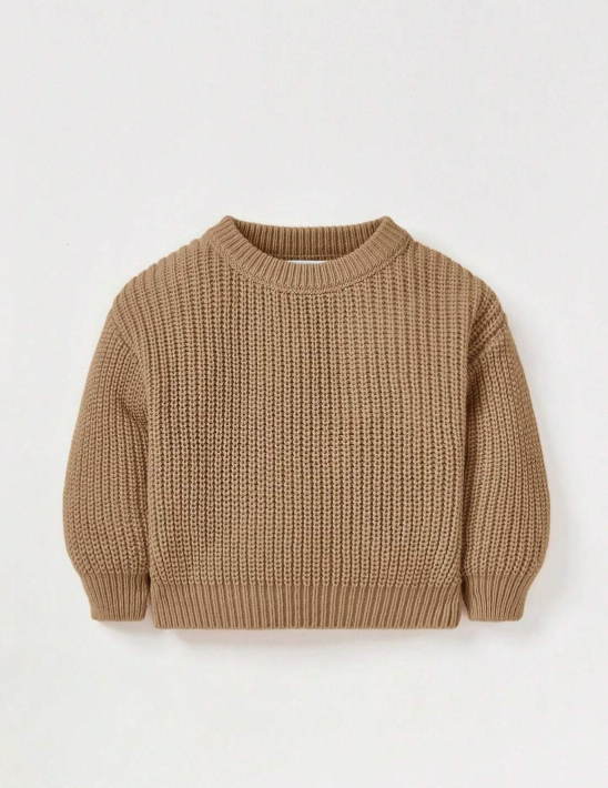 Cozy Pixies Baby Girl Casual Pullover Crew Neck Long Sleeve Sweater