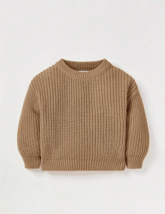 Cozy Pixies Baby Girl Casual Pullover Crew Neck Long Sleeve Sweater