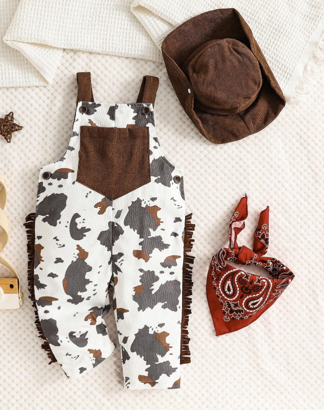 Wildeya Baby Boy 2pcs Western Style Cowboy Casual, Versatile