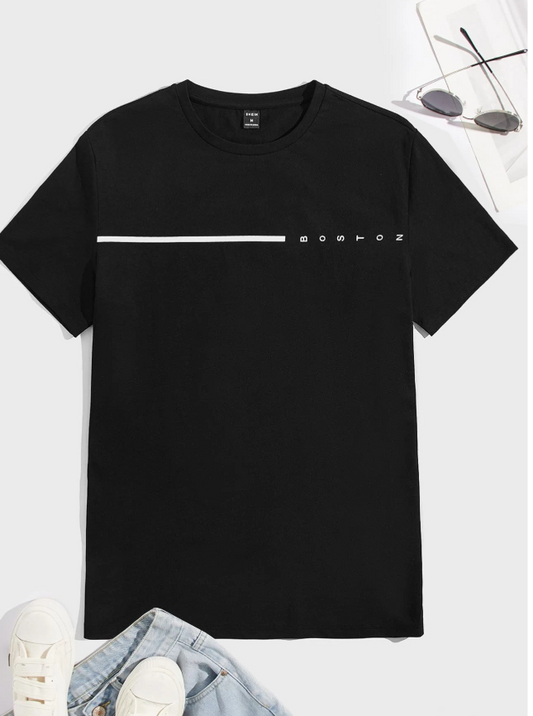 Manfinity Modomio Men Letter Graphic Tee