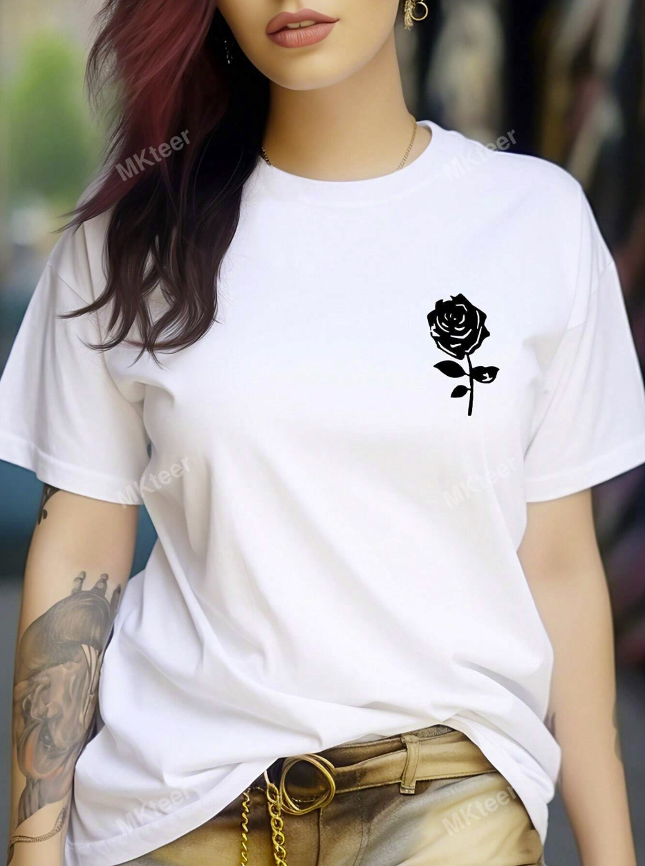 Don't Be Salty Short Sleeve T-Shirt, Women's Casual Tee Cute Girl Clothes
