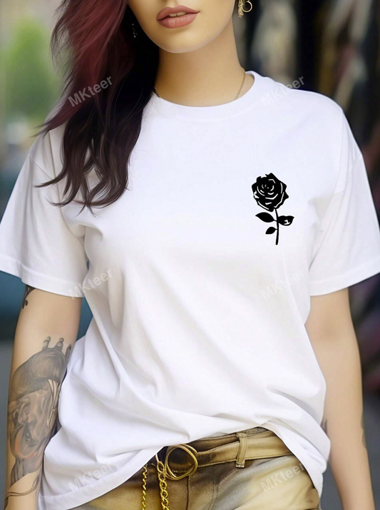 Don't Be Salty Short Sleeve T-Shirt, Women's Casual Tee Cute Girl Clothes