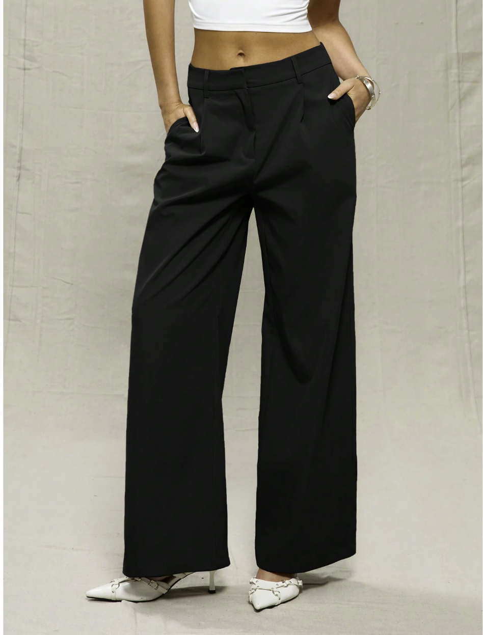 MUSERA Wide Leg Tailored Trouser