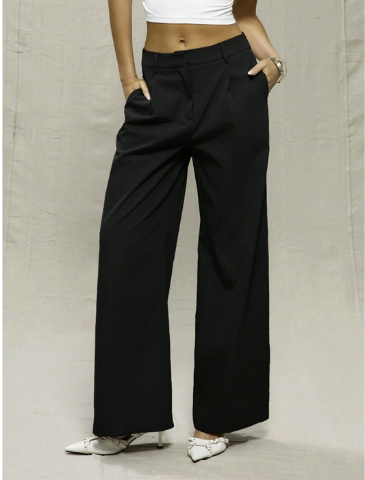 MUSERA Wide Leg Tailored Trouser