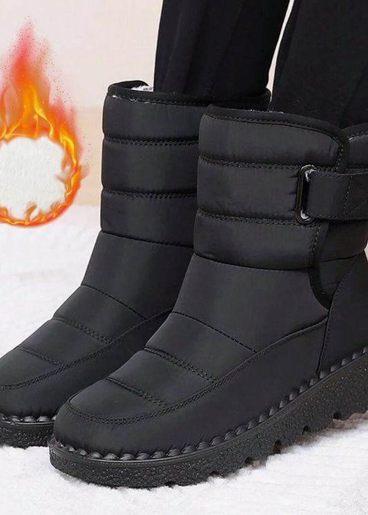 Cardigan,Style With Sweater 36-45 Size Outdoor Thermal Lined Thickened Snow Boots Women Mid-Tube Winter