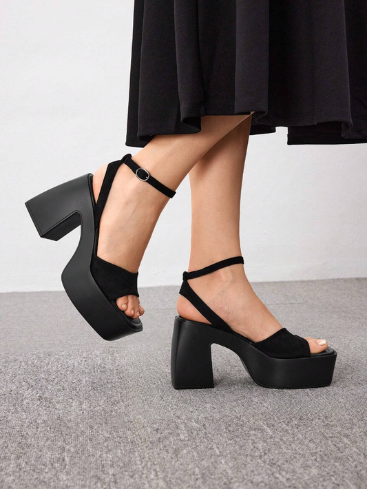 CUCCOO BIZCHIC Woman Shoes Minimalist Ankle Strap Wedge Sandals