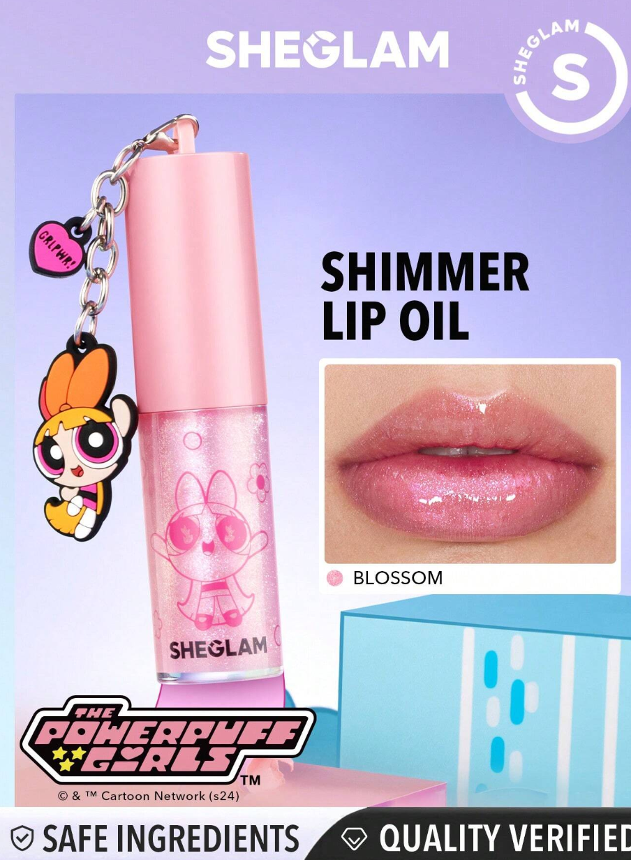 The Powerpuff Girls X SHEGLAM Super Trio Lip Gloss-Blossom Valentine'S Day Decor Love Gift Winter Y2K Makeup