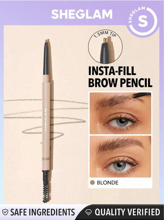 SHEGLAM Eternal Beauty Liquid Eyeliner-Black Waterproof Matte Eyeliner Pencil Smudge-Proof Long-lasting Ultra Thin Eyeliner