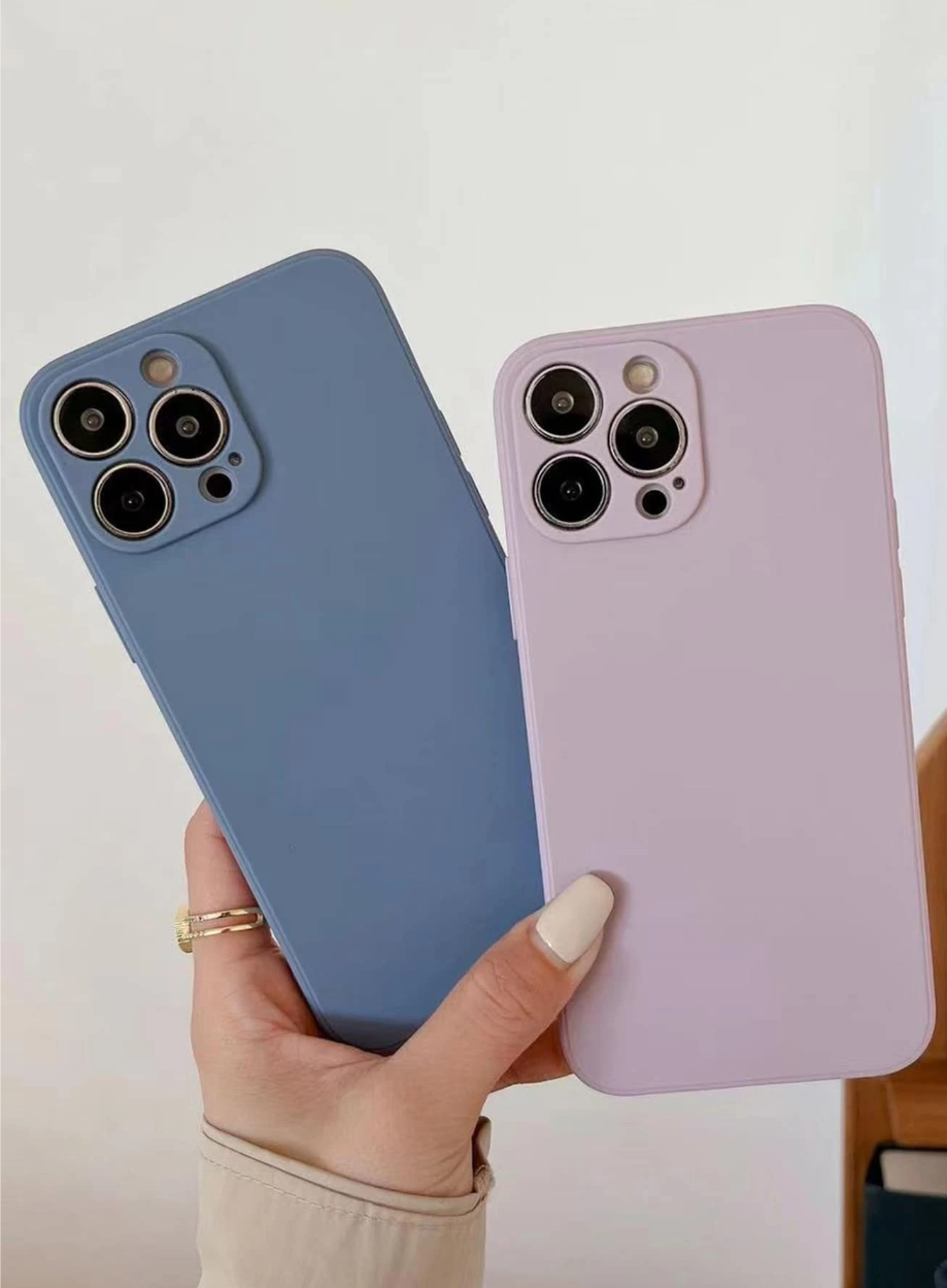 2pcs Solid Phone Case