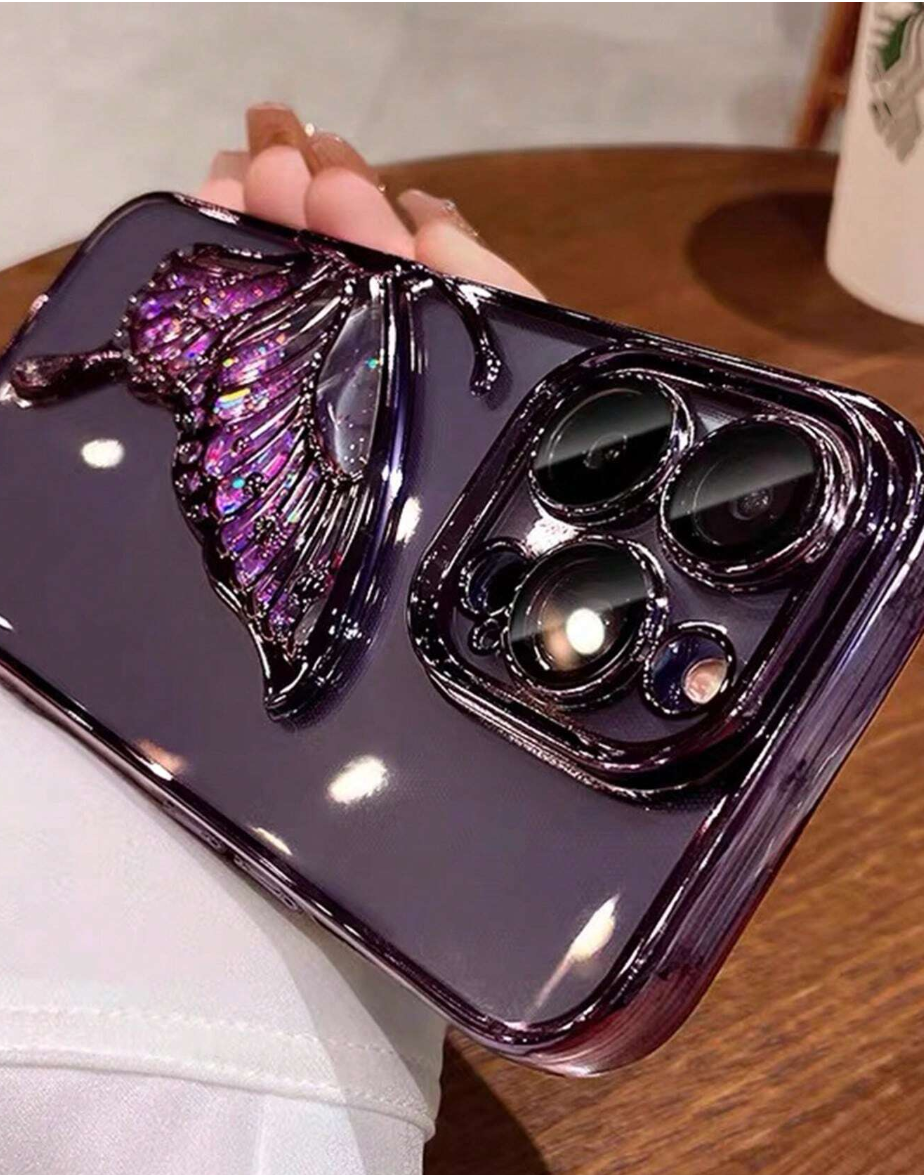 Apple [MELODY SKY] Butterfly Designed IPhone15 Phone Case For Women
