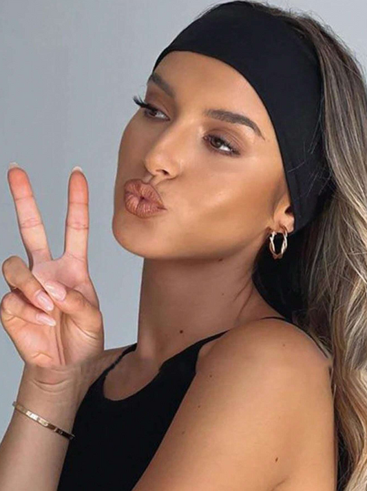 1pc Sports Headband Sweatband For Running, Fitness, Protecting