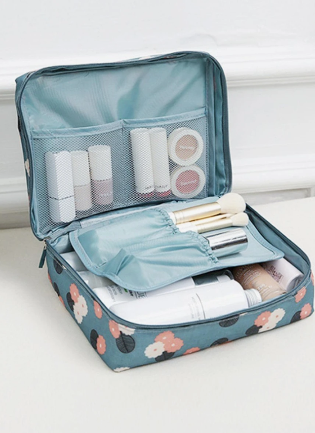 1pc Cosmetic Toiletry Bag, Makeup Organizer, Travel Storage Case