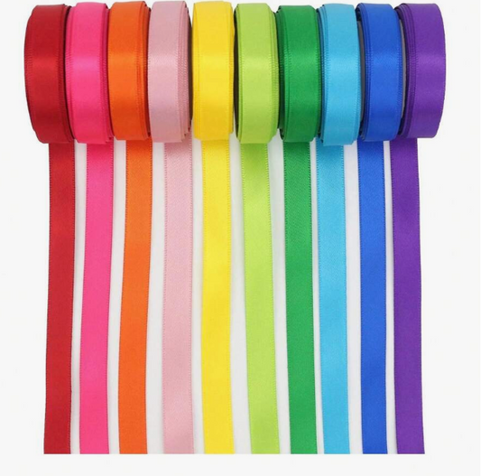 Miliocry 38 Inch X 25yds Light Pink Satin Ribbon,Thin Solid Fabric Ribbons Roll