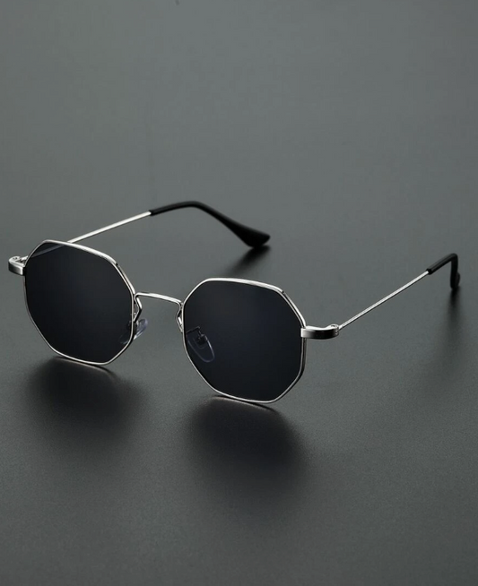1PC Men Metal Geometric Modern Simple Style Fashion Glasses