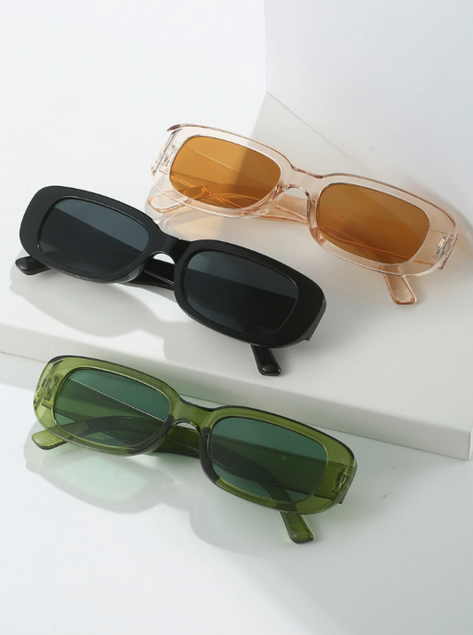 Cute 3pairs Square Frame Eyeglasses Beach Accessories For Women Glasses Shades