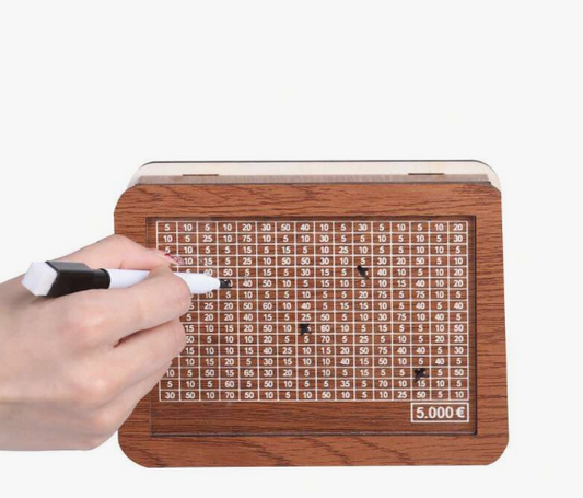 1pc Wooden Money Box For Boys And Girls' Family Saving Plan