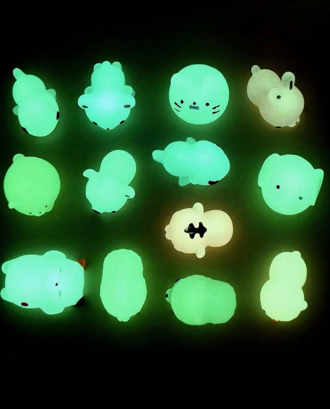 Random Style Night Light Squeeze Dumpling Ball, Cute Cartoon Night Light Dumpling Toys