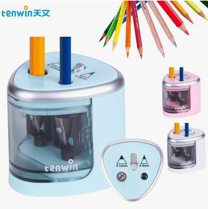 tenwin Tenwin 1pc Double Hole Pencil Sharpener