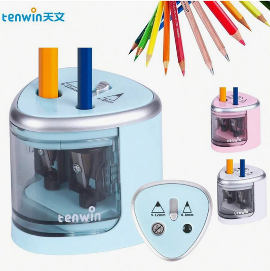 tenwin Tenwin 1pc Double Hole Pencil Sharpener
