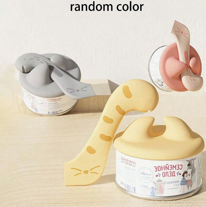 2-Piece Set Of Pet Cat Canned Spoons, Cat Multifunctional Can Opener, Pet Wet Feeding Spoon