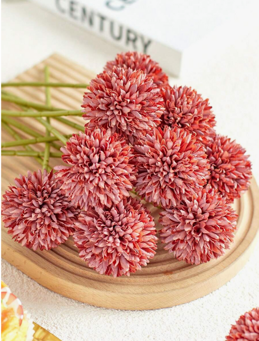 Artificial Chrysanthemum Ball Flowers Dandelion Hydrangea