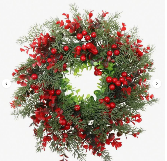 Tree Wreath Decoration Large Eucalyptus Garland Simulation Leaf Door Hanging Window Prop Winter