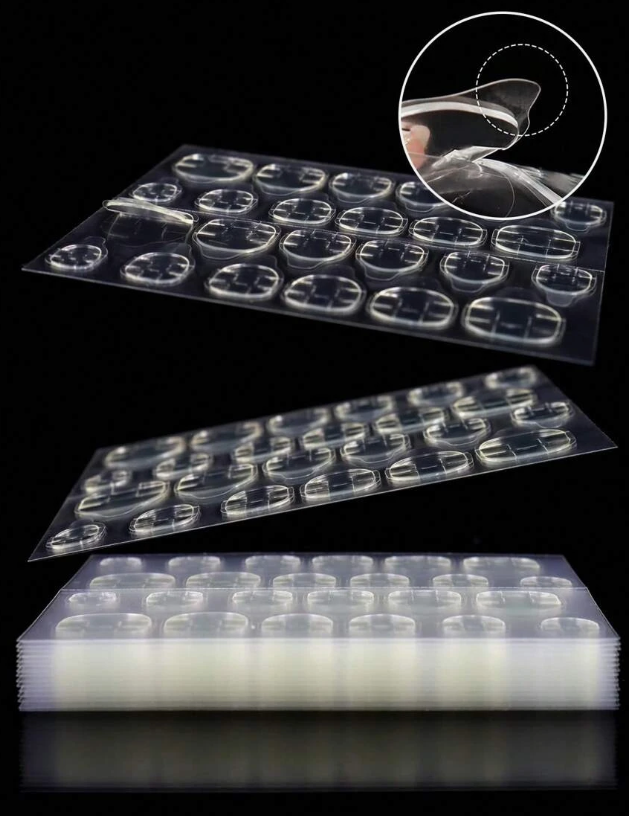 Tabs Waterproof Breathable Glue Tabs Double-Sided Nail Jelly