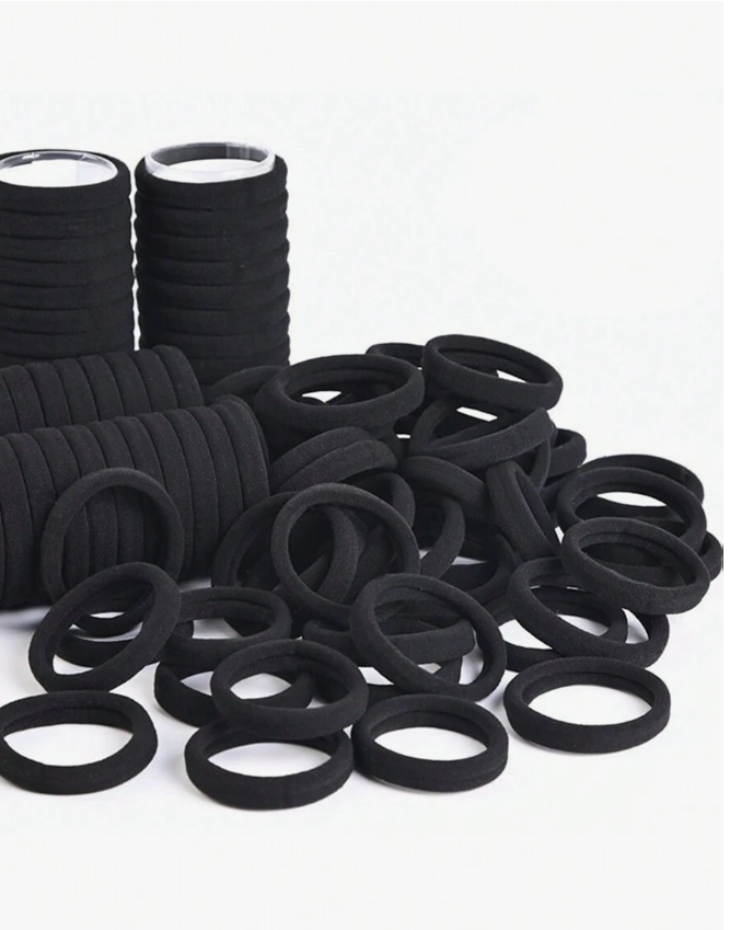 50Pcs Simple Elastic Seamless Hair Ties For Women, Perfect For Daily Use Casual