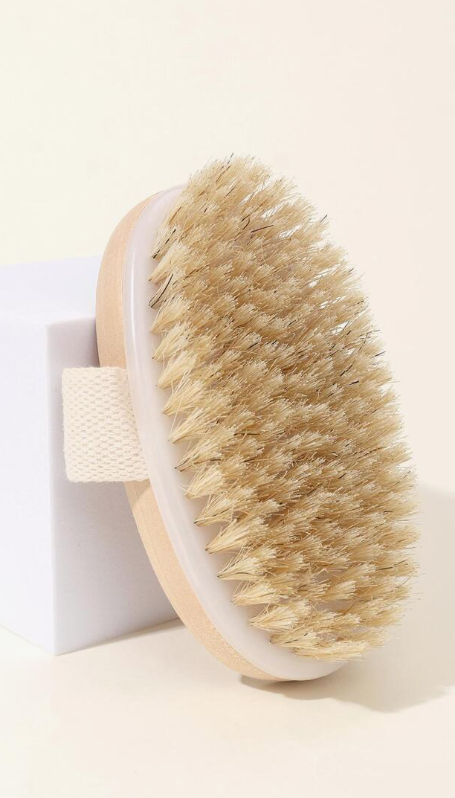 DryWet Body Brush For Exfoliating, Naturally Removing Dead Skin And Improving Skin Texture