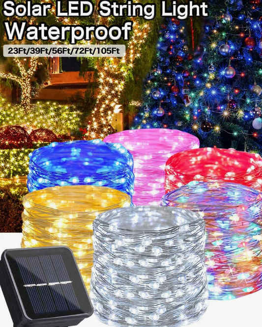 Solar Fairy Lights Outdoor Solar String Lights For Outside Waterproof