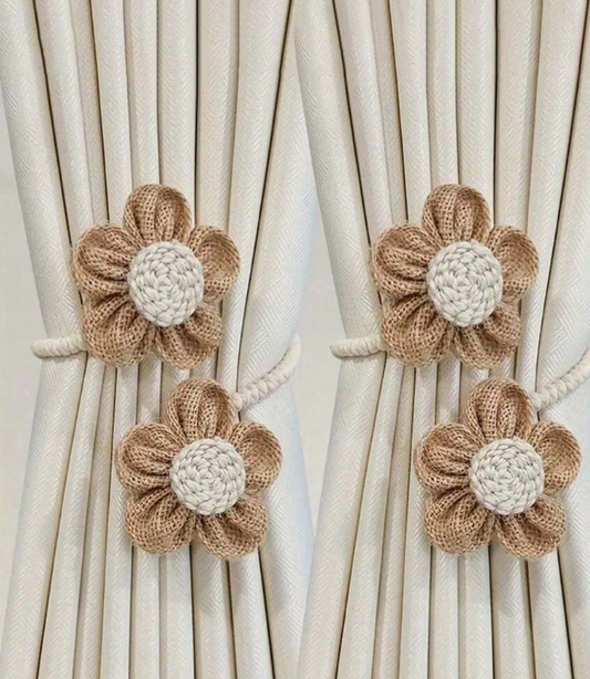 Plain Curtain Holdback,Boho Braided Design Curtain Strap Tie