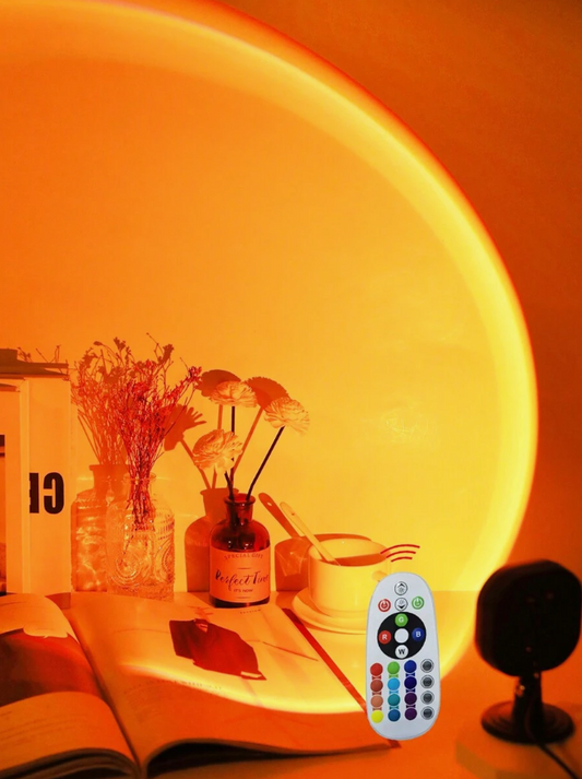 Color Usb Power Led Sunset Projection Light With Remote