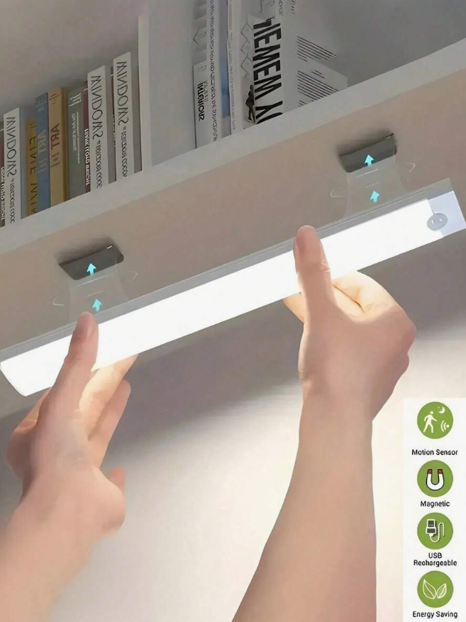 LED Motion Sensor Cabinet Light, Under Counter Wall Closet Lighting