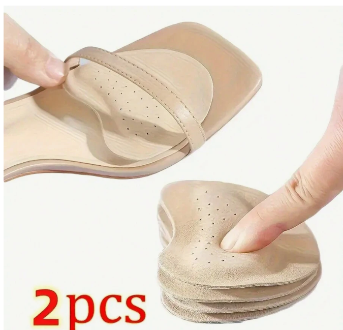 2pcs Anti-Slip Sole Pad & Forefoot Cushion For Women High Heels