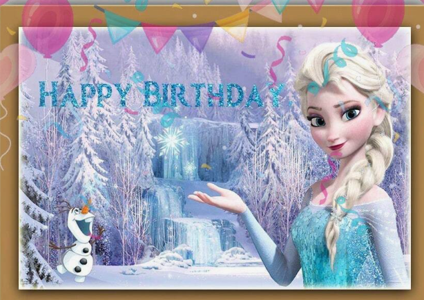 Winter Princess Theme Birthday Party Background Decoration Supplies