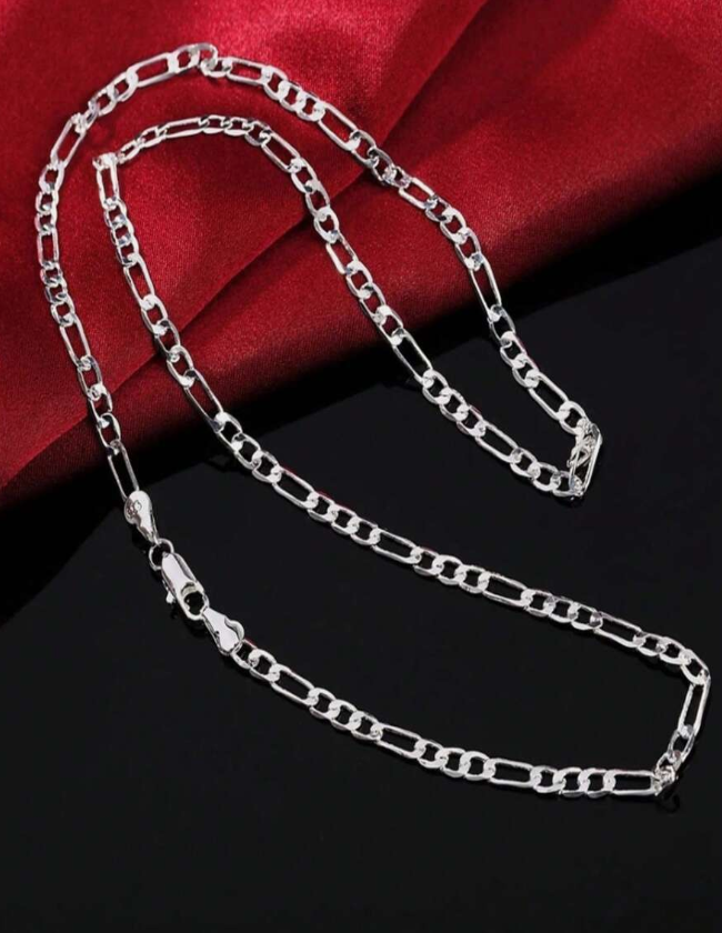 Fashionable And Popular 1pc Men Minimalist Chain Necklace