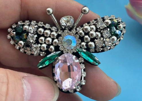 1-10 Piece Set Of Honey Bee Handmade Cloth Stickers, DIY Clothing Accessories