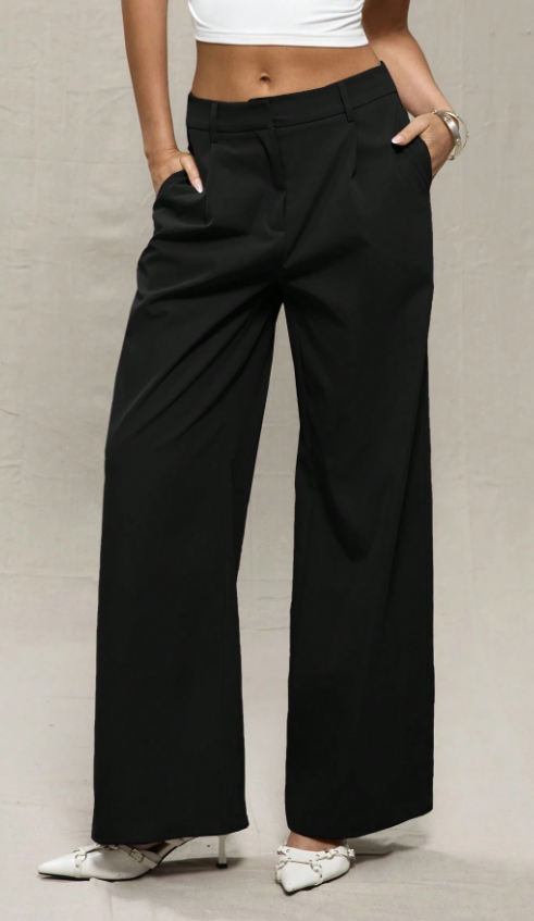 MUSERA Wide Leg Tailored Trouser