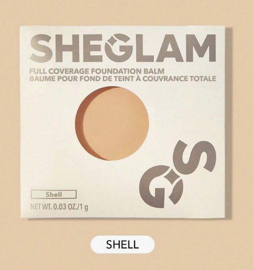 SHEGLAM Full Coverage Foundation-Shell