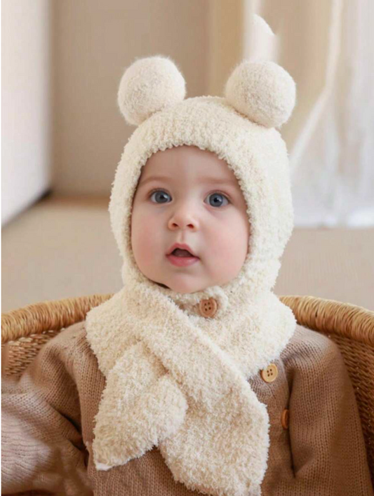 3pcs/set Toddler Kids Knitted Winter Hat, Scarf and Gloves Set