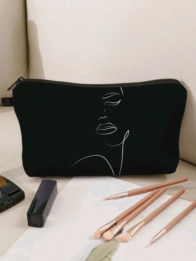 Personalized Zippered Makeup Bag