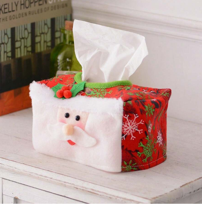 Christmas Table Napkin Holder, 1 Piece, Christmas Table Decor Accessories for Festive Atmosphere