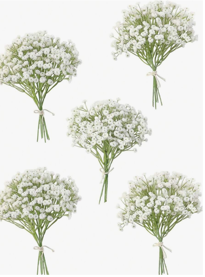 2 itmes Artificial Babys Breath Gypsophila Greenery Sprays